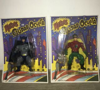 Guerreros Del Mañana Heroes De Ciudad Ocualta Batman And Robin Rare Bootleg Ko