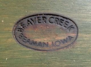 Vintage American Folk Art Wood Carving of a Turkey - Beaver Creek,  Beaman,  Iowa 5