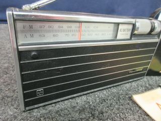 Panasonic Solid State Radio AM FM AC Battery RF - 728 Vintage Portable 2