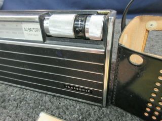 Panasonic Solid State Radio AM FM AC Battery RF - 728 Vintage Portable 3