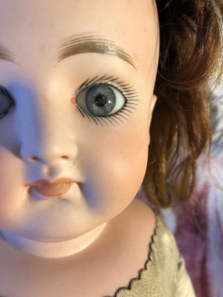 Face Antique German Closed Mouth Kestner Doll.  As Found 4