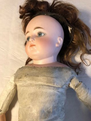 Face Antique German Closed Mouth Kestner Doll.  As Found 6