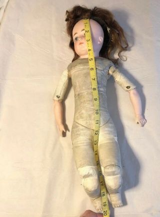Face Antique German Closed Mouth Kestner Doll.  As Found 7