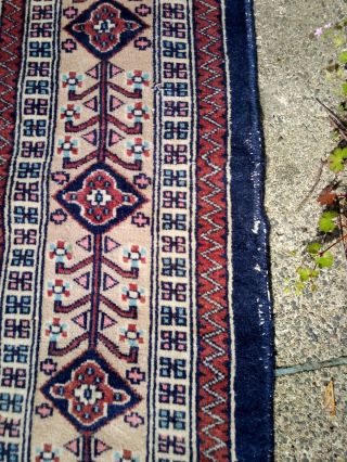 Vintage Persian Afshar Wool Rug 50 