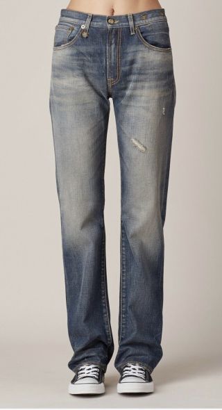 $450 R13 Womens Gaints Vintage Blue Marlon Jean Size 26 $450