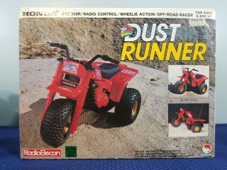 Vintage Shinsei Honda Atc 250r 3 Wheeler Dust Runner Remote Control Atc.