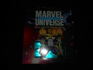 1992 Marvel Universe Master Card Set Chase,  Promos,  Binder Very Rare Rating