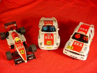 Rare Exin Scalextric Scx Club Cars Ferrari F1,  Bmw M3,  Porsche 959 Full Set 1990