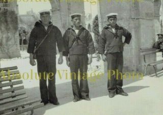 WW1 PHOTOGRAPH JAPANESE SOLDIERS AT MALTA VINTAGE 1917 2