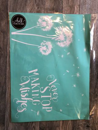 Chalk Couture “never Stop Making Wishes” Retired - Rare - Never Opened