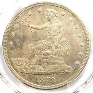 1878 - S Trade Silver Dollar T$1 - Certified Pcgs Au Detail - Rare Certified Coin
