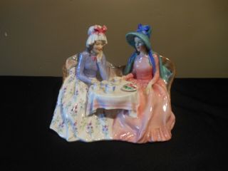 Vintage Royal Doulton Figurine  Afternoon Tea  Hn 1747 Rd No 809200 - 1936