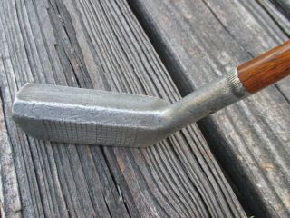 Rare AK Model Wood Wooden Hickory Shaft Mills Putter All Golf Club 4