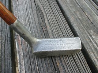 Rare AK Model Wood Wooden Hickory Shaft Mills Putter All Golf Club 5