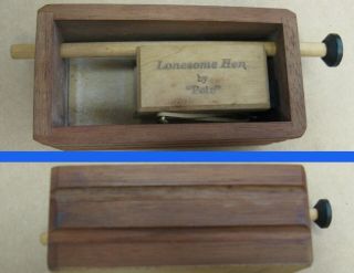 Vintage Lonesome Hen Push Bottom Turkey Call By “pete” Peters,  Lima Ohio