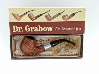 Vintage 1967 Dr.  Grabow Viscount Tobacco Smoking Pipe Starfire