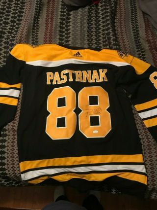 David Pastrnak Signed Boston Bruins Jersey Jsa 88 Nhl All Star Rare