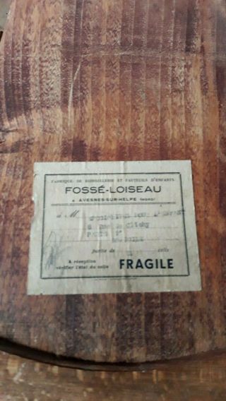 Vintage Antique French Metamorphic Child ' s Wooden High Chair by Fosse - Loiseau 6