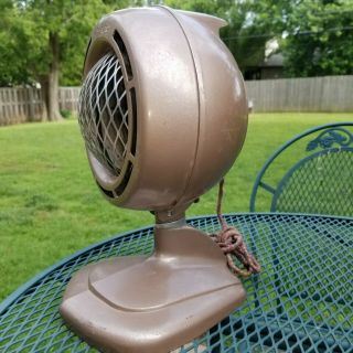 Vintage Art Deco Style Mid Century Electric Heater Fan Heat - King