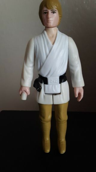 Star Wars Luke Skywalker Brown Hair 1977 No Coo Vintage Kenner