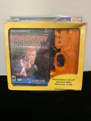 Resident Evil: Dead Aim Bonus Pack W/gun Rare Sony Playstation 2