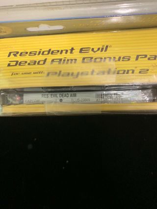 Resident Evil: Dead Aim Bonus Pack W/Gun RARE Sony PlayStation 2 4
