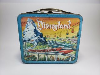 Vintage Rare Disneyland Lunchbox Walt Disney Productions Alladin Industries