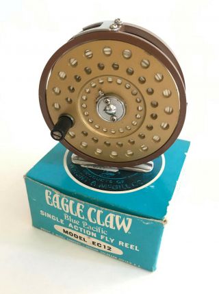 Vintage Eagle Claw Ec - 12 Hardy Princess Clone Fly Reel W/box
