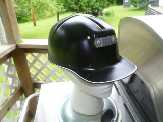 Vintage Fiberglass Msa Comfo Cap (low Vein - Tiger Stripped) Hard Hat.