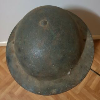 Collectable Vintage Ww1 Ww2 Australian Military War Brodie Metal Head Helmet