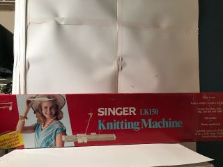 RARE SINGER LK150 Studio Knitting Machine Complete In Open Box 2