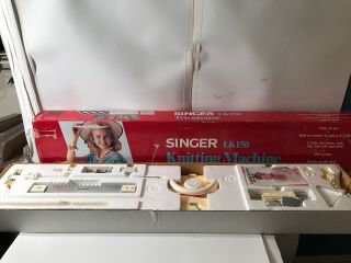 RARE SINGER LK150 Studio Knitting Machine Complete In Open Box 3