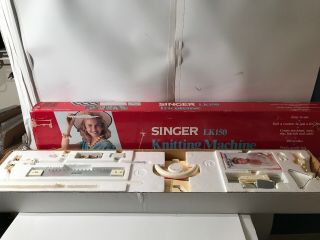 RARE SINGER LK150 Studio Knitting Machine Complete In Open Box 5