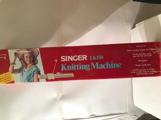 RARE SINGER LK150 Studio Knitting Machine Complete In Open Box 8