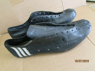 VINTAGE EDDY MERCKX LEATHER CYCLING SHOES UK SIZE 8.  5 IN 3