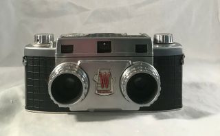 Rare Wollensak 10 Stereo Camera W/ 35mm F2.  7 Lens