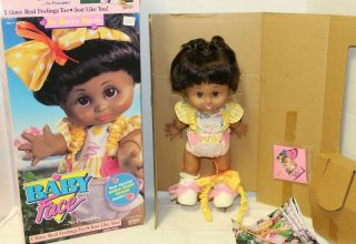 Rare 1991 Galoob Baby Face Doll So Sorry Sarah African American Nib
