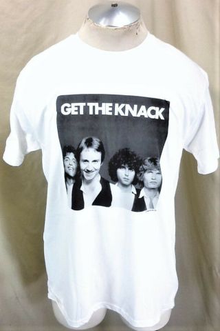 Vintage The Knacks " Get The Knack " (large) Capitol Records Graphic Band T - Shirt