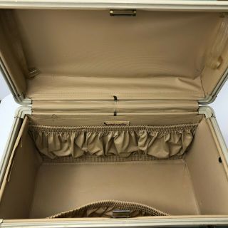 Shwayder Bros,  Inc. ,  Samsonite Small Green Cosmetic Train Case Vtg Luggage 5112 6
