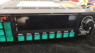 vintage car amplifier Interconti EQ15330,  line in,  speakers in,  4 channels out 5