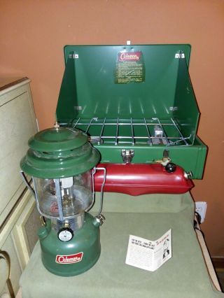Vintage Coleman Camping Stove And Lantern