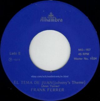 rare MONSTER latin soul funk 45 FRANK FERRER aleluyah HALLELUJAH puerto rico ' 74 2