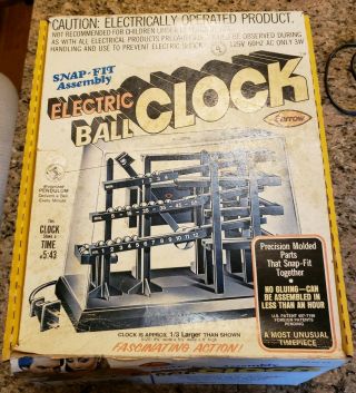 1978 Vintage Arrow Electric Ball Clock Ball Bearings Model 675 - Parts