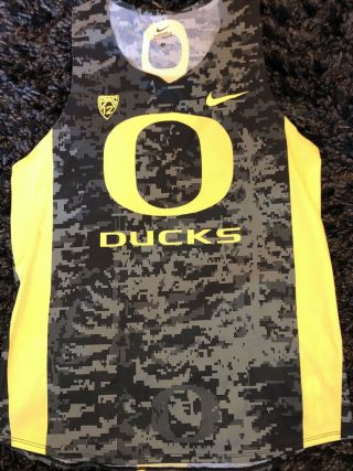 Oregon Ducks Team Issued Nike Cross Country Track And Field Jersey Singlet Rare