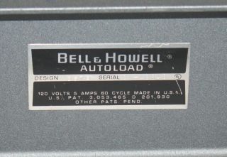 Vintage Bell & Howell 357B Autoload 8mm 8 Movie Film Projector 5