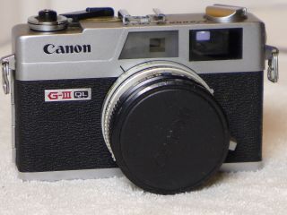 Vintage Canon Canonet Ql17 Giii 35mm Rangefinder Camera 40mm 1.  7