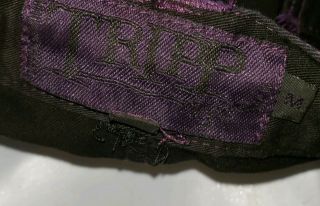 Tripp NYC Men ' s Sz M Zip Off Bondage Pants/Shorts Black/Purple Chains Goth Emo 6