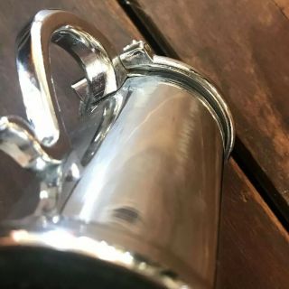 Vintage Chrome Plated Dunhill Tankard Table Lighter Made In England C1949 Rare 7