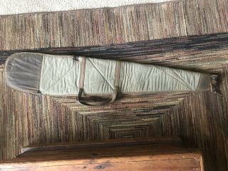 Vintage Browning Hydrowick 49” Canvas & Leather Gun Case USA 2