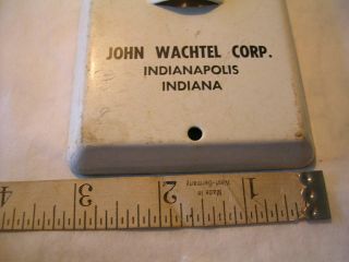Vintage Wanted Dead Animals Advertising Thermometer Indianapolis Indiana Metal 3